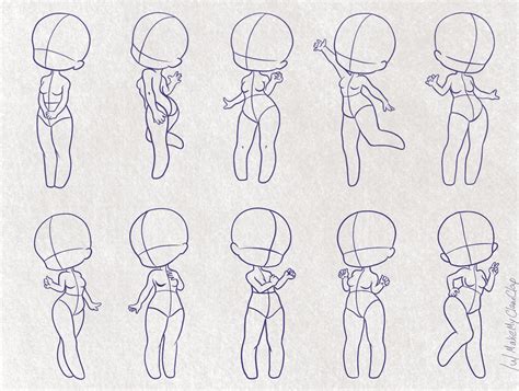 Chibi Tutorial Anime In 2020 Chibi Body Chibi Drawings