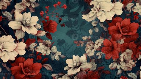 Elegant and vintage floral wallpaper pattern. 24173394 Stock Photo at ...