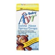 Ayr Baby Saline Nasal Spray/Drops, 1 Oz. - Walmart.com - Walmart.com