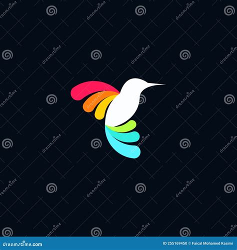 Abstract Colorful Bird Logo Design Creative Logo Stock Illustration ...