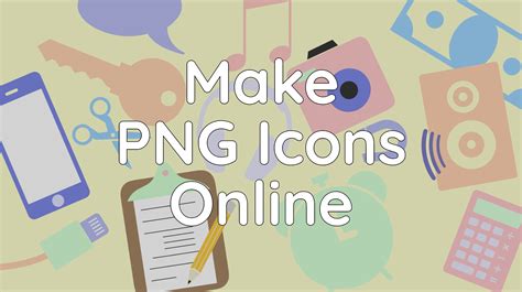 How to Make an Icon Online: Create your own PNG icons for free