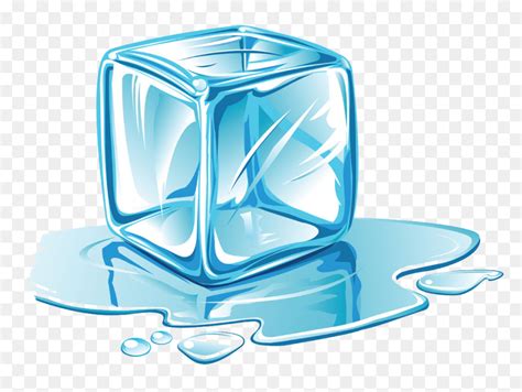 Ice Cube Melting Clip Art - Ice Cube Clipart, HD Png Download - vhv