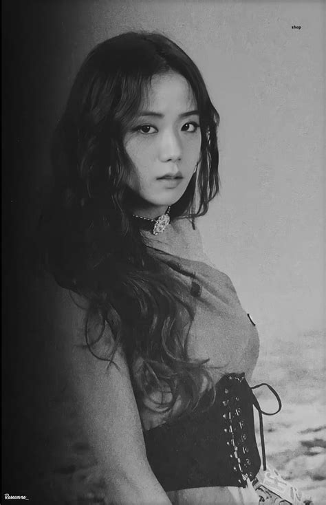 Blackpink Jisoo, Yg Entertainment, Photo Scan, 80s Aesthetic, Black And White Aesthetic, Jennie ...