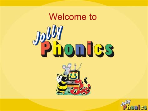 Jolly Phonics Parents Presentation