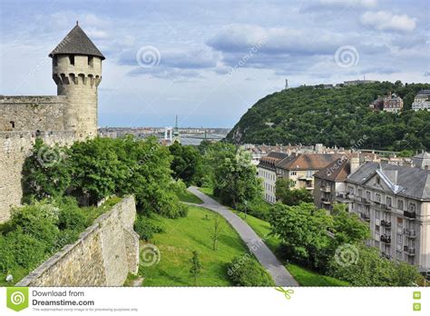 The Gellert Hill from the Castle Hill Editorial Stock Photo - Image of green, brick: 72103328