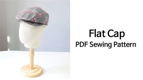 Flat Cap Pattern, PDF Sewing Pattern, 7 Sizes, Irish flat cap, Baker Boy Hat, Christmas Gift ...