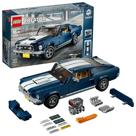 LEGO Creator Expert Ford Mustang Model Car Set 10265 - Walmart.com - Walmart.com