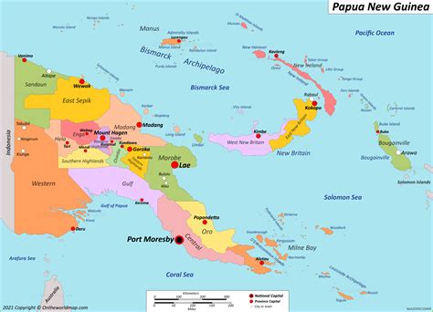 Papua New Guinea Map | Detailed Maps of Independent State of Papua New Guinea