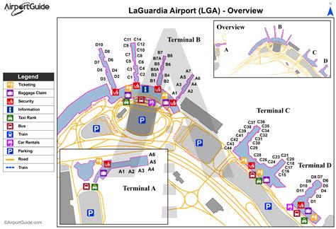 New York - Laguardia (LGA) Airport Terminal Maps - TravelWidget.com