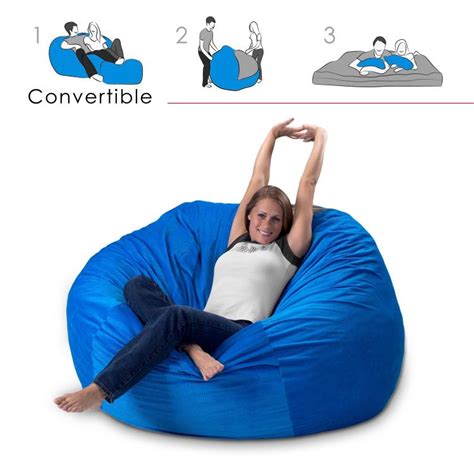 This Genius Bean-Bag Chair Converts Into A Full, Queen, Or King Size ...