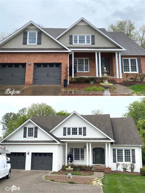 Exterior Brick House Painting in Olathe KS | Exterior Home Painting