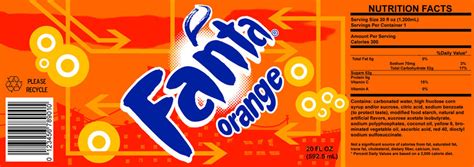 Fanta Label redesign by MichelleMcMahan on DeviantArt