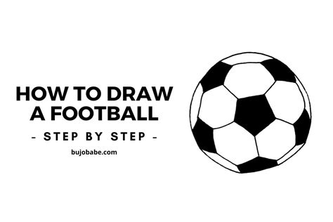 How To Draw A Football - Bujo Babe