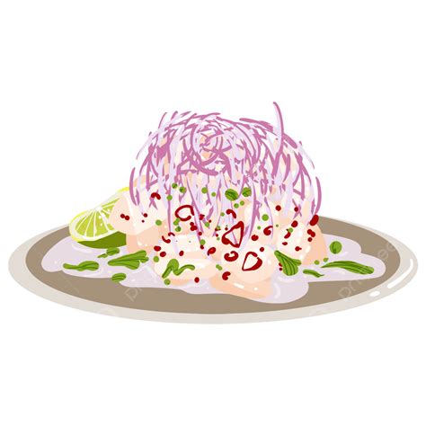 Ceviche Hd Transparent, Peruvian Ceviche Salad, Onion, Parsley, Red Pepper PNG Image For Free ...