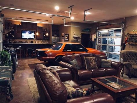 Pin by Doyle Wells on Garage decor | Man cave home bar, Man cave, Man cave garage