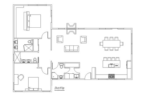 Create Simple Floor Plan Sketchup | Review Home Decor