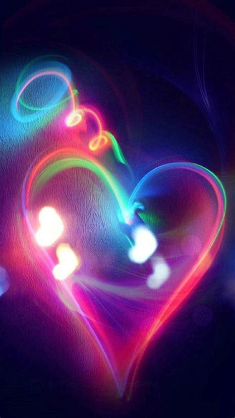 Neon Heart Wallpapers - Top Free Neon Heart Backgrounds - WallpaperAccess