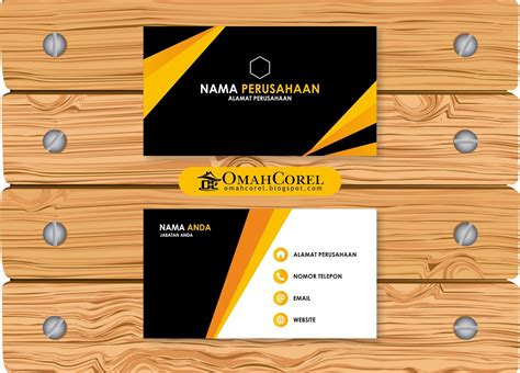 Template Kartu Nama Coreldraw - intraredled