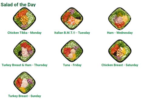 Salad of the day £2.99 - Culver Square Shopping Centre