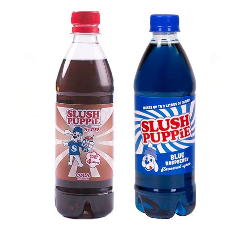 Buy Slush Puppie Blue Raspberry & Cola 2 Pack. Genuine Slush Puppie . Iconic Cola & Blue ...