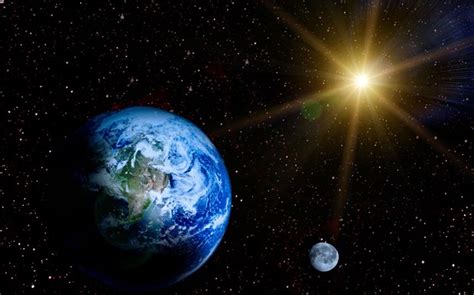 Earth sun & moon - Space Week