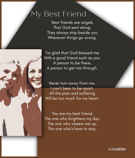 My Best Friend-Geraldine | Friendship Poems