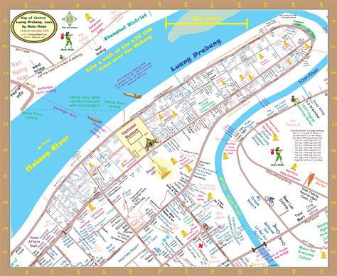 Maps of Luang Prabang and surrounding, all maps downloadable