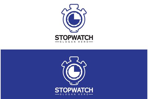 Stopwatch Timer Logo Design Vector Graphic by kosunar185 · Creative Fabrica