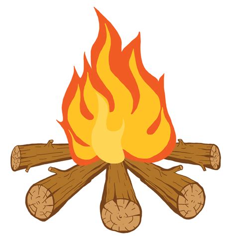 Firewood clipart camp fire, Firewood camp fire Transparent FREE for ...