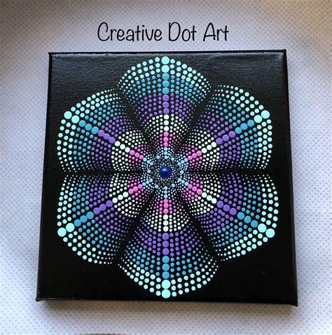 Mandala Canvas Painting | Dot art painting, Mandala art lesson, Mandala artwork