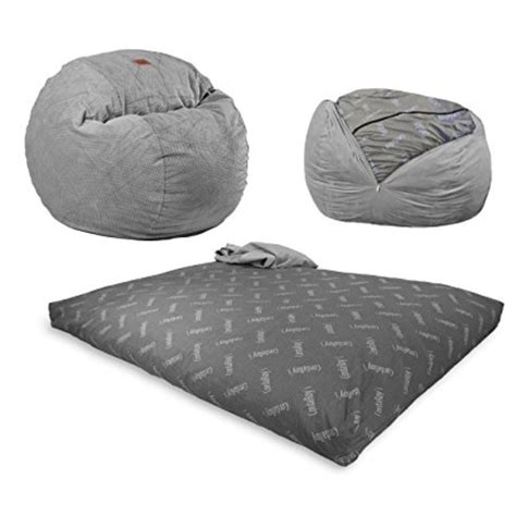 This Bean Bag Chair Converts Into A Full Size Bed And It Is $100 Off ...