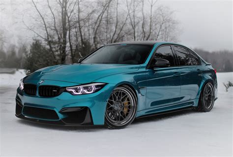 BMW M3 With Subtle Mods Shines In Atlantis Blue Paintjob | Carscoops