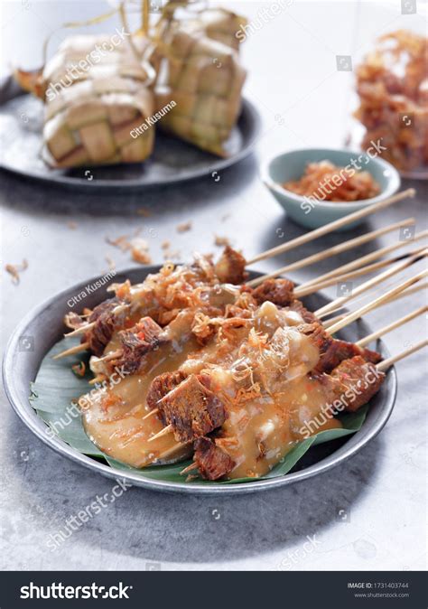 Sate Padang Spicy Beef Satay Padang Stock Photo 1731403744 | Shutterstock