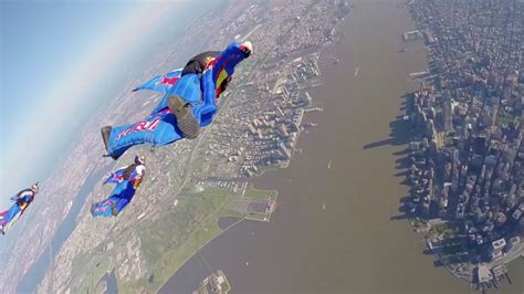 Red Bull Wingsuit Flight Over New York City