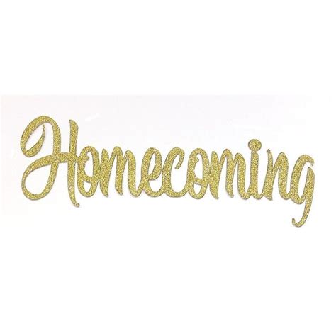 Diamond Words "Homecoming" | Homecoming, Elegant font, Glittery