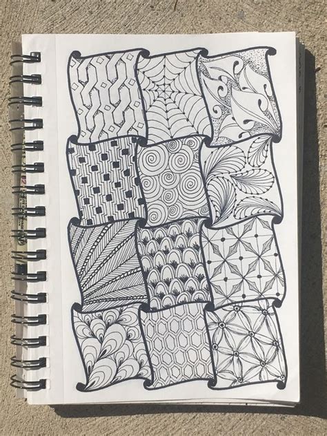 Zentangle and Doodle Art: Twelve Inspiring Patterns