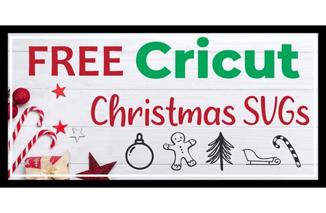 50+ Free Cricut Christmas SVG Files for Cricut Design Space Set 1