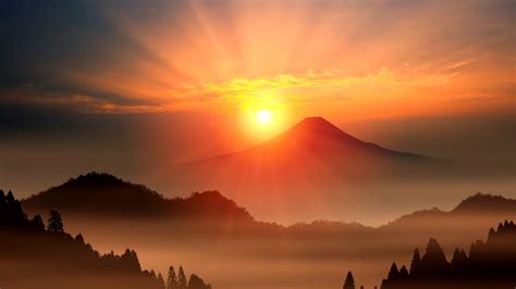 Sunrise at Mt. Fuji, Japan - Bing Gallery