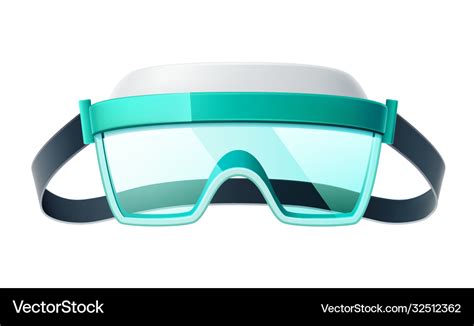 3d eye protection glasses safety goggles Vector Image