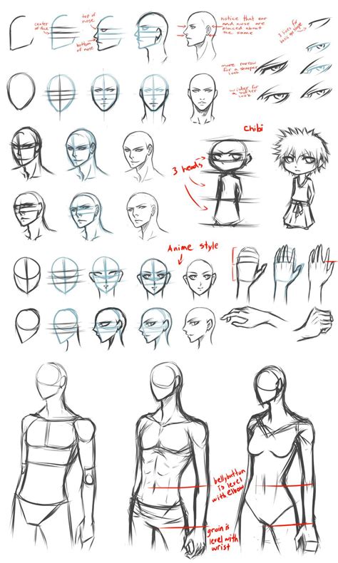 Anime Character Drawing Tutorials For Beginners - Posen Nonton Toonsmag | Boditewasuch