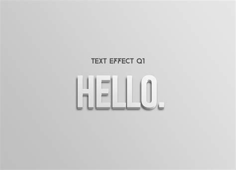 3D Text Effect Photoshop Psd Download