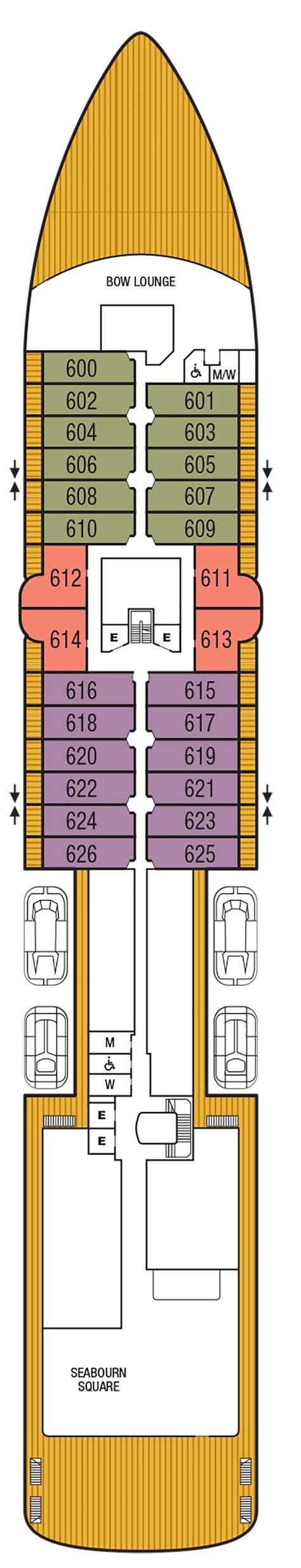 Seabourn Pursuit – Deck Plans - Planet Cruise