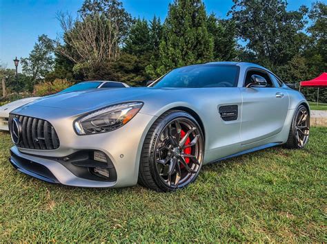 Mercedes-Benz AMG GTC Silver with HRE P201 Aftermarket Wheels Wheel ...