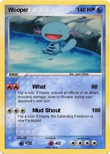 Pokémon Wooper 31 31 - What - My Pokemon Card