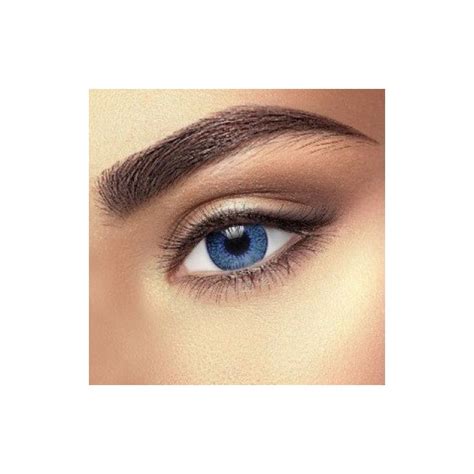 Eye Fusion Sapphire Dark Blue 1 Tone Coloured Contact Lenses