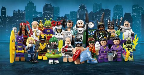 The lego batman movie minifigures set - lasopapars