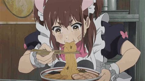 Anime Akiba Maid War GIF - Anime Akiba Maid War Ramen - Discover & Share GIFs