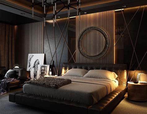 Cozy aesthetic design of the bedroom when you want long nights