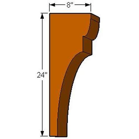 Free Printable Corbel Templates 228 | Corbels, Wood corbels, Bracket