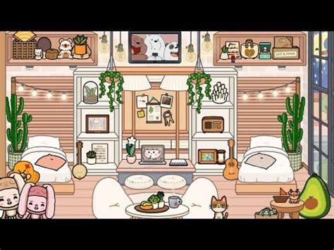 Toca Life World : NEW AESTHETIC TWINS BIG BEDROOM DESIGN MAKEOVER🍑🌿 ...